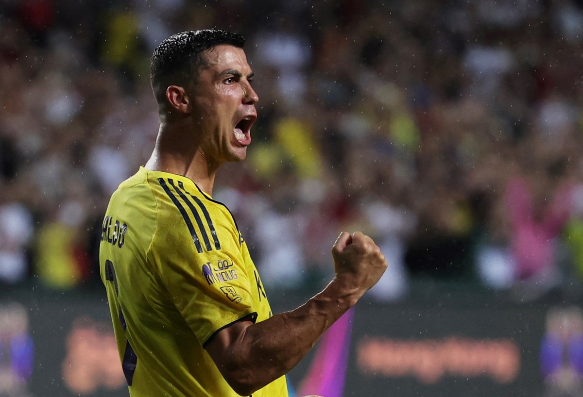 Cristiano Ronaldo, Al-Nassr formasıyla attığı gol sonrası böyle sevinç yaşadı.