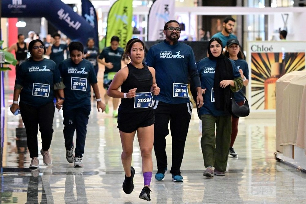 Dubai’de 50 derece sıcağa karşı klimalı maraton - 2