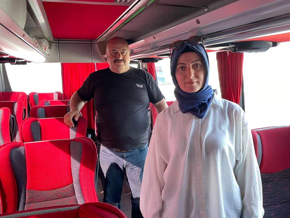 Kocası ile aynı otobüste şoförlük yapıyor: ''Direksiyonda olmak özgüven veriyor'' - 6