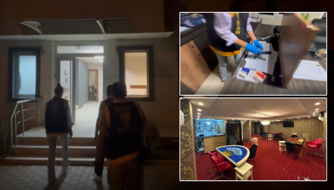 Dışarıdan iş yeri, içerisi bambaşka! Üstü cephanelik, alt katı ise kumarhane çıktı