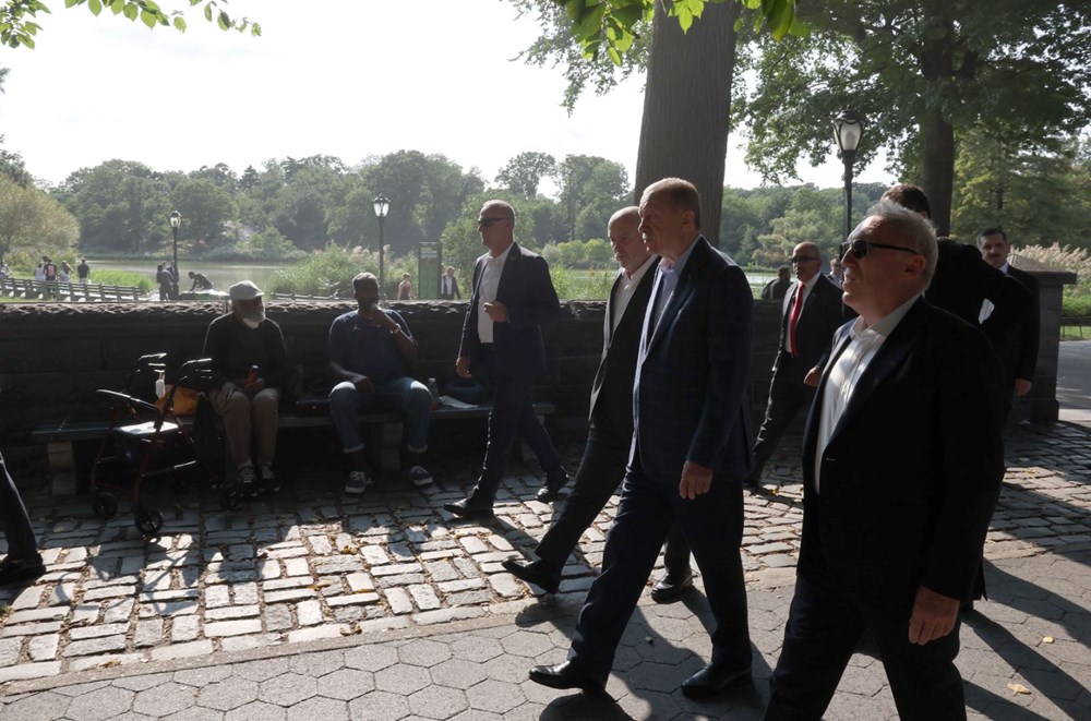 Cumhurbaşkanı Erdoğan, Central Park'ta yürüyüş yaptı - 4