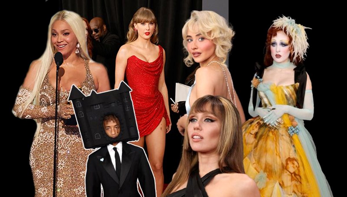 2025 Grammy Ödülleri'nde kırmızı halı şıklığı