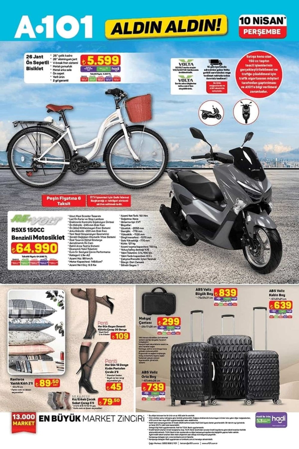 Raflarda: A101 10 Nisan aktüel kataloğu: Beyaz eşya, teknoloji eserleri ve elektronik mutfak materyalleri 74