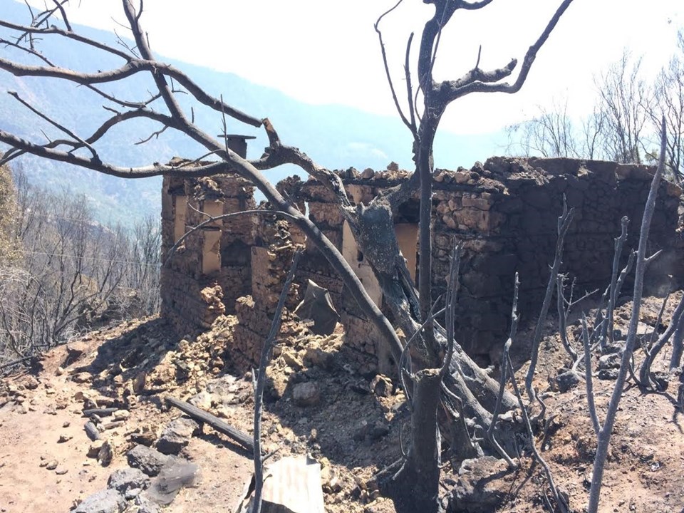 Anamur’daki yangında 200 hektar kül oldu - 2