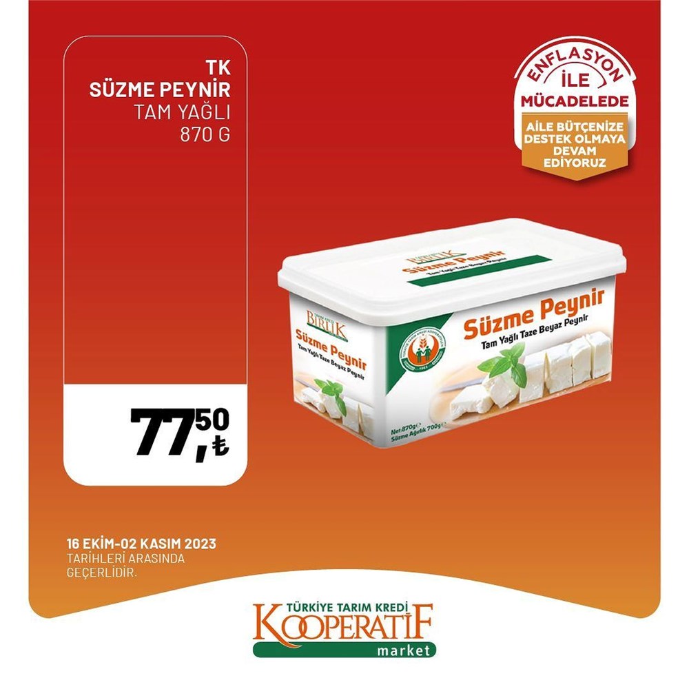 İNDİRİM BUGÜN BAŞLADI! Tarım Kredi Kooperatifi Market İndirim Kataloğu | Siirt Olay Haber Tarım Kredi Kooperatif Market ekim ayına özel yeni indirimli ürünler listesi: Yüzde 50 indirim bugün başlıyor (16 Ekim-2 Kasım 2023 Tarım Kredi Market indirimleri) - 28