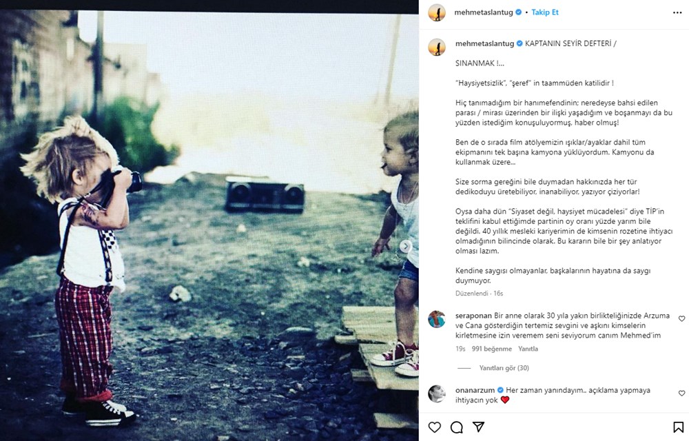 Yeni aşk iddialarının ardından Arzum Onan'dan Mehmet Aslantuğ'a destek - 4