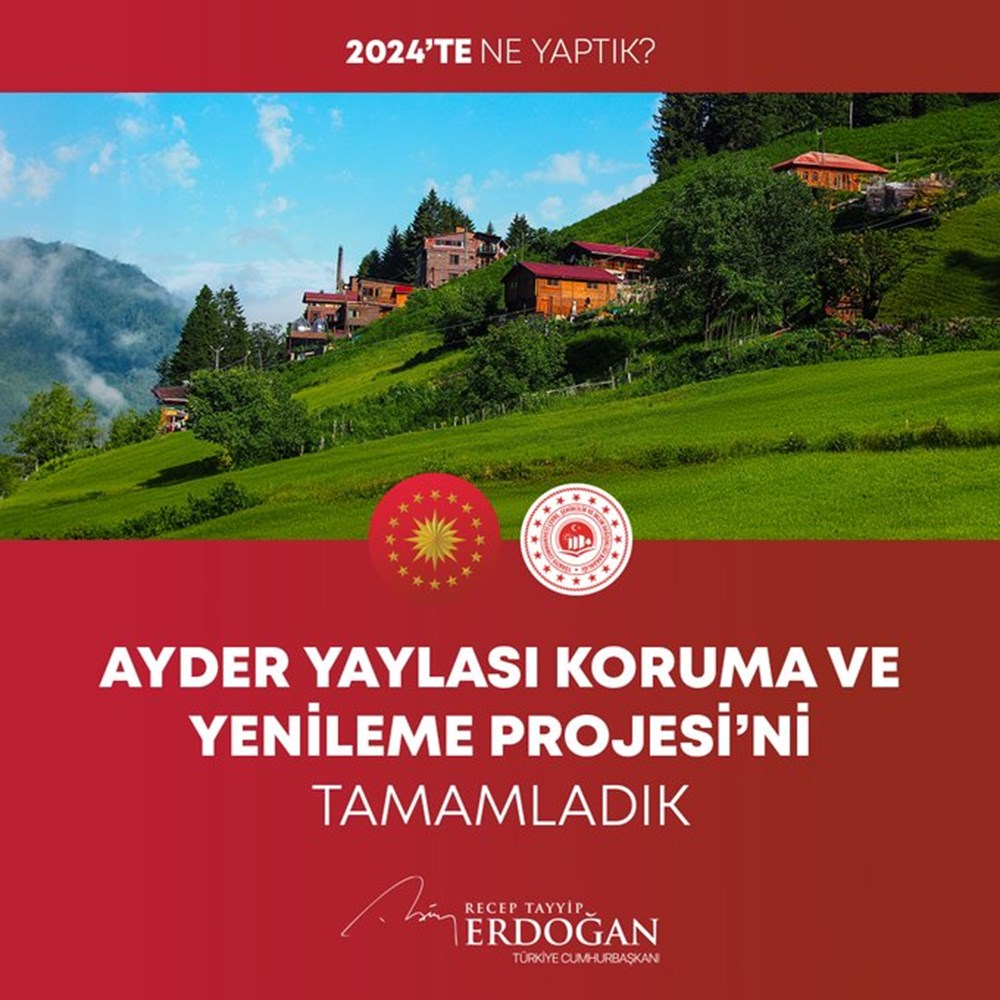 Cumhurbaşkanı Erdoğan'dan 2024 değerlendirmesi: Yapılan projeleri sıraladı - 8