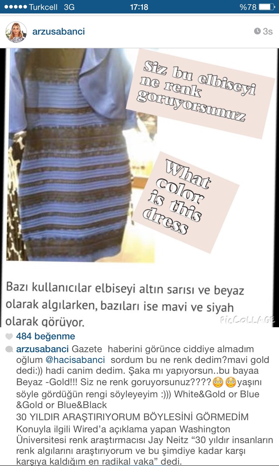 Sosyal medyada paylaşılan elbise dünyayı ikiye böldü - 3