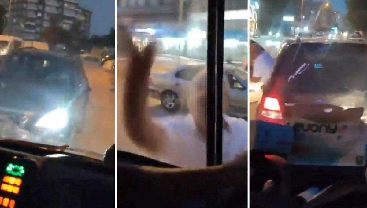Sağlık çalışanlarına trafikte saldırı: Önlerini kesti, camı yumrukladı Sağlık çalışanlarına trafikte saldırı: Önlerini kesti, camı yumrukladı