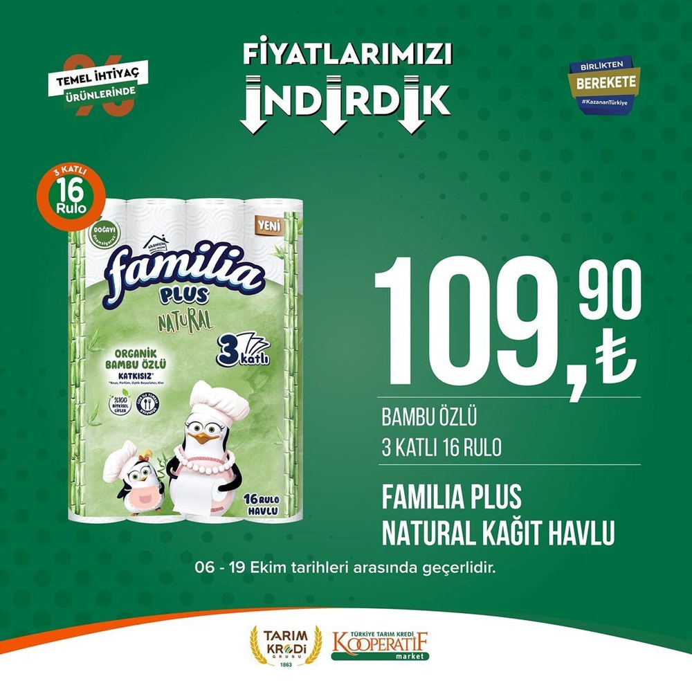 İNDİRİM BUGÜN BAŞLADI! Tarım Kredi Kooperatifi Market İndirim Kataloğu | Siirt Olay Haber Tarım Kredi Kooperatif Market ekim ayına özel yeni indirimli ürünler listesi: Yüzde 50 indirim bugün başlıyor (16 Ekim-2 Kasım 2023 Tarım Kredi Market indirimleri) - 107