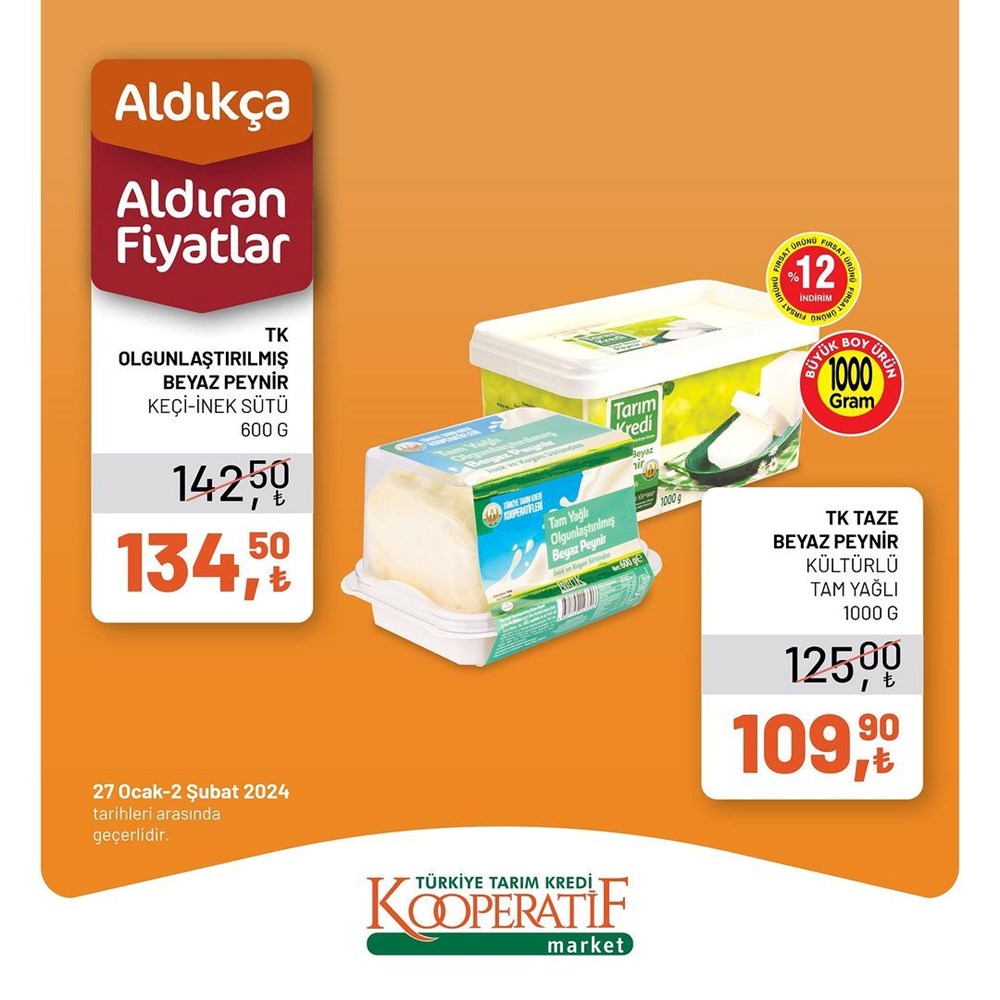 Tarım Kredi Kooperatif Market'te şubat ayına özel yeni indirimli ürünler listesi (29 Ocak-2 Şubat 2024 Tarım Kredi Market indirimleri) - 9