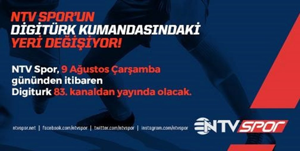 NTV Spor'un Digiturk frekansı değişti - 1