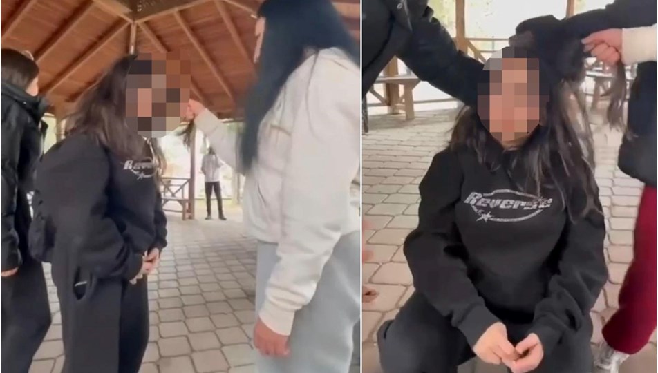 Ankara'da akran şiddeti: Genç kızı darbedip telefonla kaydettiler