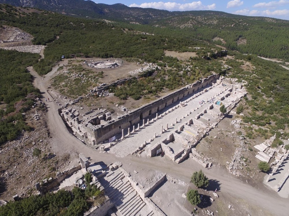 'Aşkların şehri' Sagalassos'u 42 binden fazla kişi ziyaret etti - 3