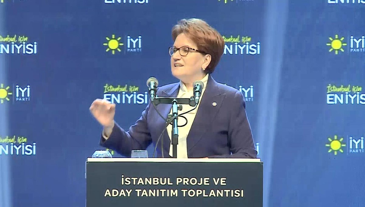 Akşener'den hem iktidara hem de İBB'ye eleştiler