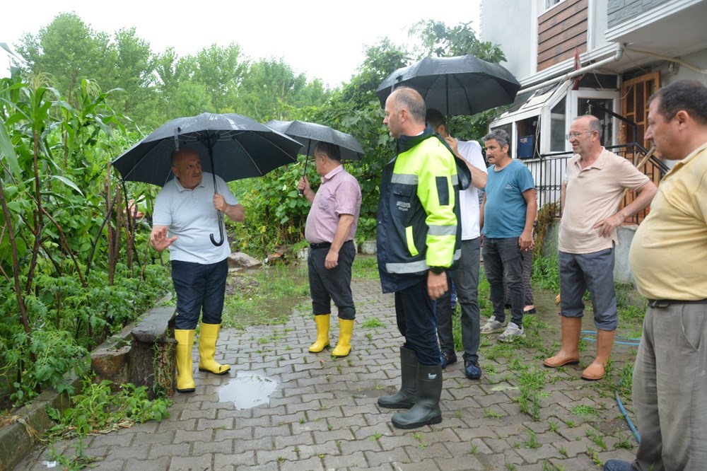 Ordu'da sokaklar sular altında kaldı! Aşırı yağışlar hayatı felç etti - 5