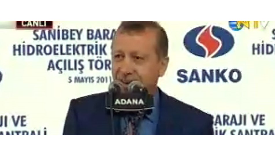 Erdoğan: Fakat bu yağmur değil, dolu