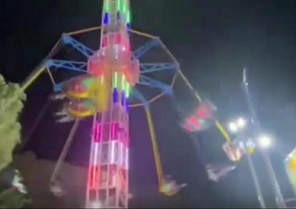 İzmir’deki lunapark kazasının görüntüleri ortaya çıktı | Salıncaktaki 6 kişi yaralandı - 3
