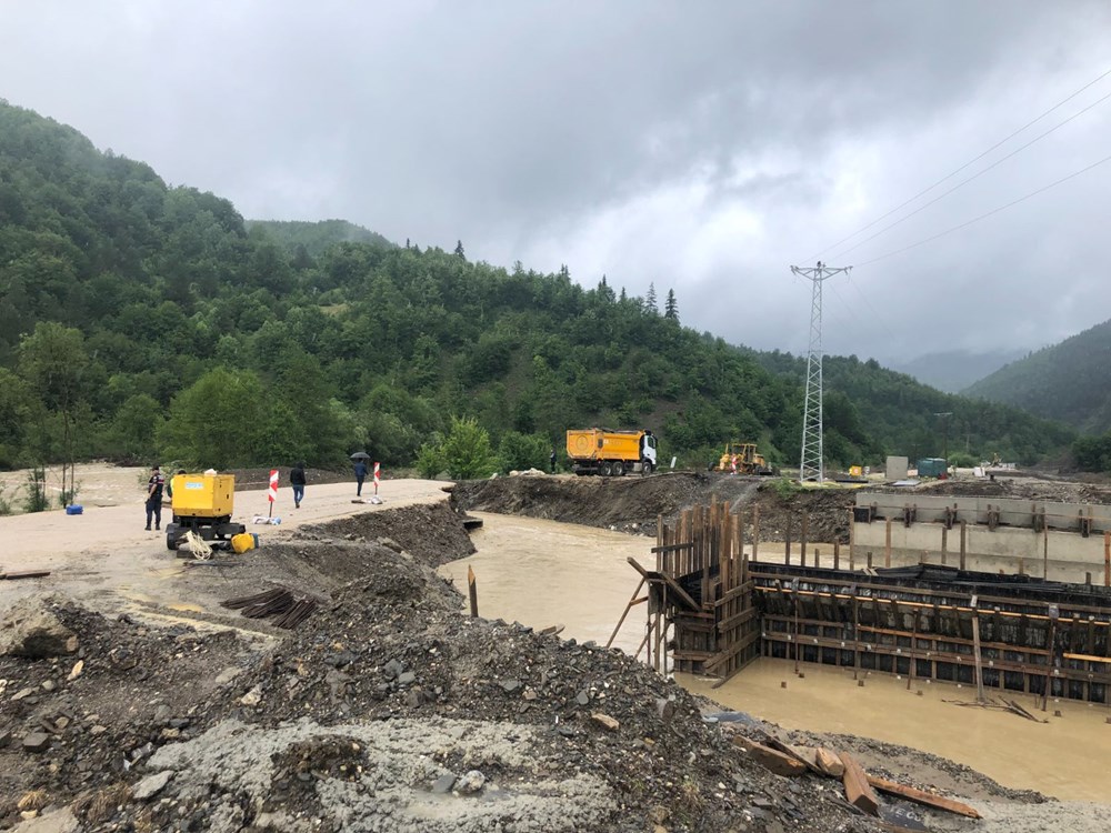 Kastamonu'da şiddetli sağanak: Köprü çöktü, iki ilçeye ulaşım kesildi - 3