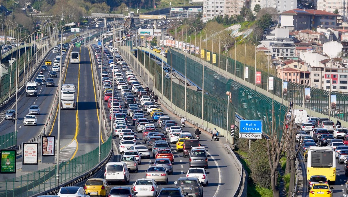 İstanbul'da bayram trafiği yoğunluğu