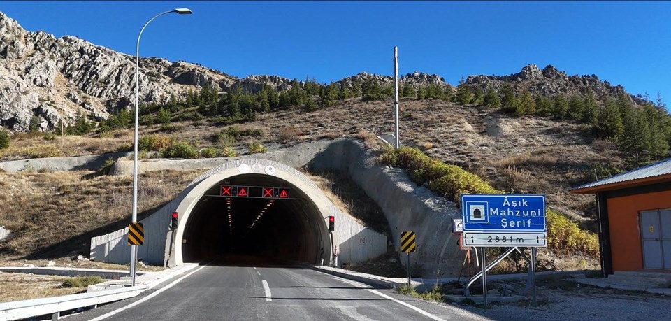 Aşık Mahzuni Şerif Tüneli Göksun istikametinde hizmete açılıyor - 1