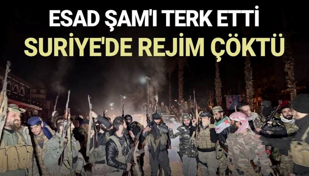 Suriye'de silahlı muhalifler başkente girdi: Esad Rusya'ya kaçtı