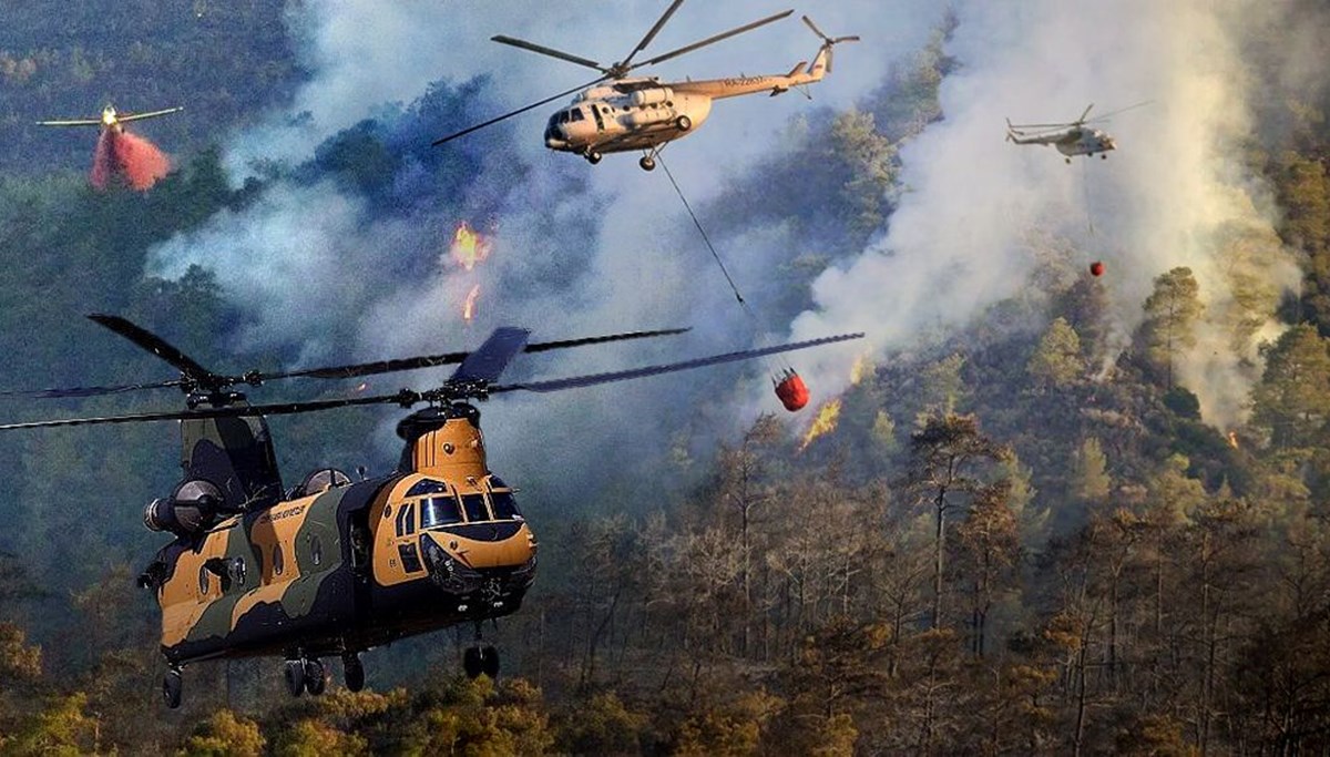 Marmaris’te orman yangını: Bakanlardan açıklama
