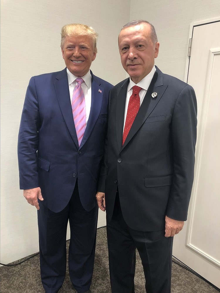 Erdogan Ile Trump Boyle Poz Verdi Ntv