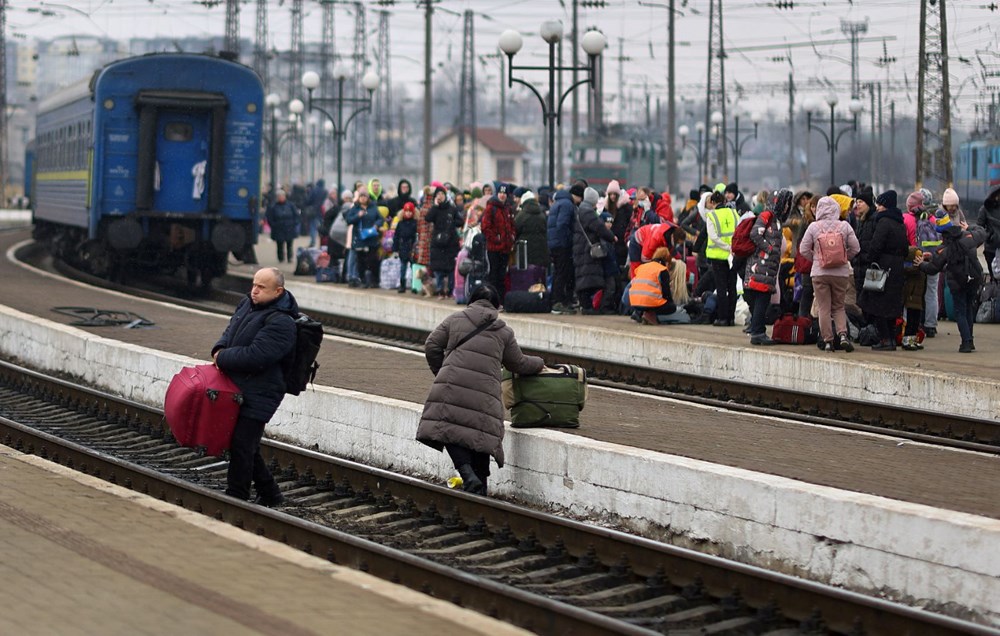 Rus saldırısından kaçış: Lviv tren istasyonunda endişeli bekleyiş - 3