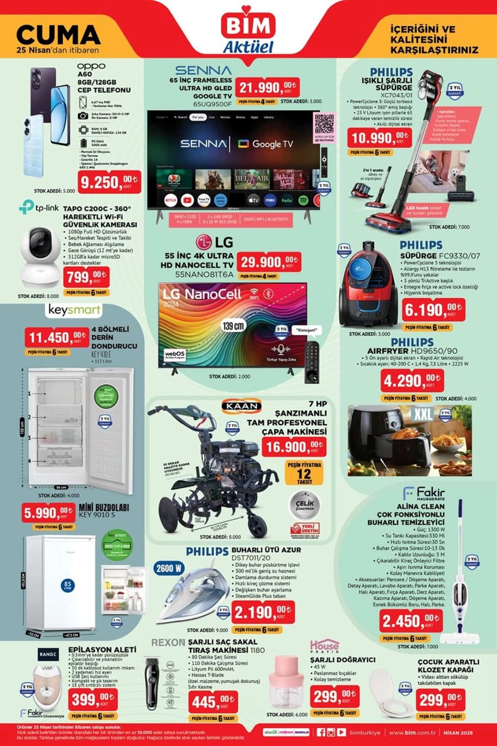 BİM 25 Nisan cuma aktüel kataloğu: Airfryer, bebek eserleri, tencere seti ve süpürge çeşitleri geliyor 73 bhyih8oX0kG6jMPWA36vtQ