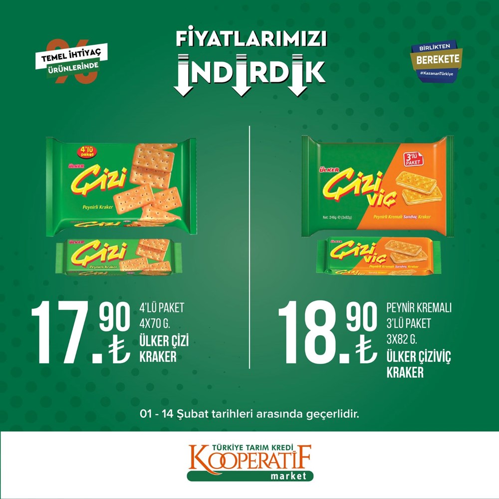 Tarım Kredi Kooperatif Market güncel indirimli ürünler listesini paylaştı Tarım Kredi Kooperatif Market yeni indirimli ürünler listesi belli oldu (1-14 Şubat güncel indirimli ürünler kataloğu) - 16