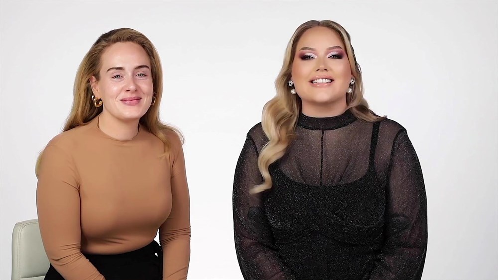 Adele'e yarım yüz makyajı - 4