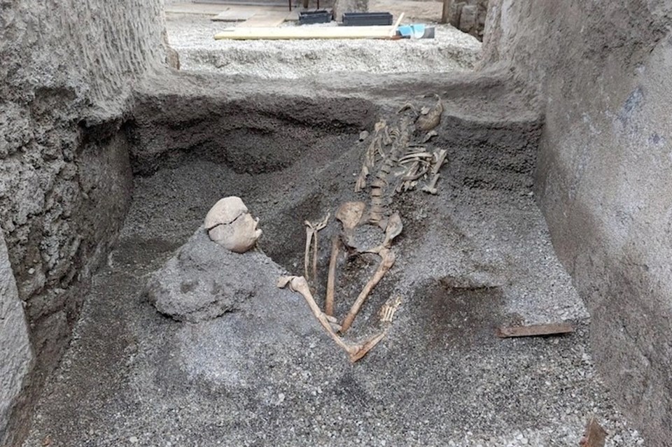 Pompeii'de yeni keşif: Çocukların çizdiği gladyatör çizimleri bulundu - 2