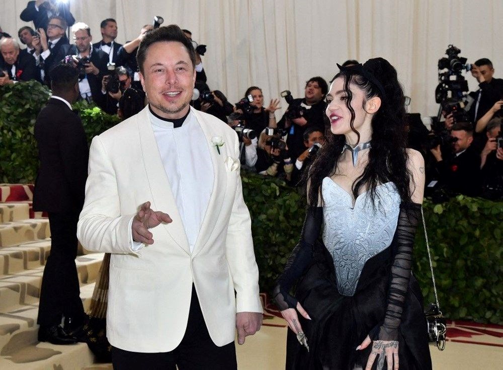 Elon Musk iki çocuğunun annesi Grimes'ın gerçek olmadığını düşünüyor - 3