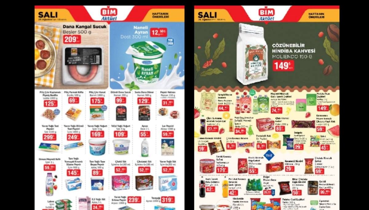 Kırtasiye ürünleri için gözler BİM aktüel kataloğunda