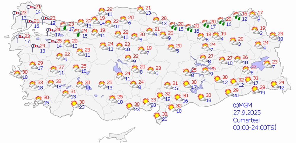 13 il için fırtına ve kuvvetli yağış uyarısı: Hafta sonu hava nasıl olacak? - 5