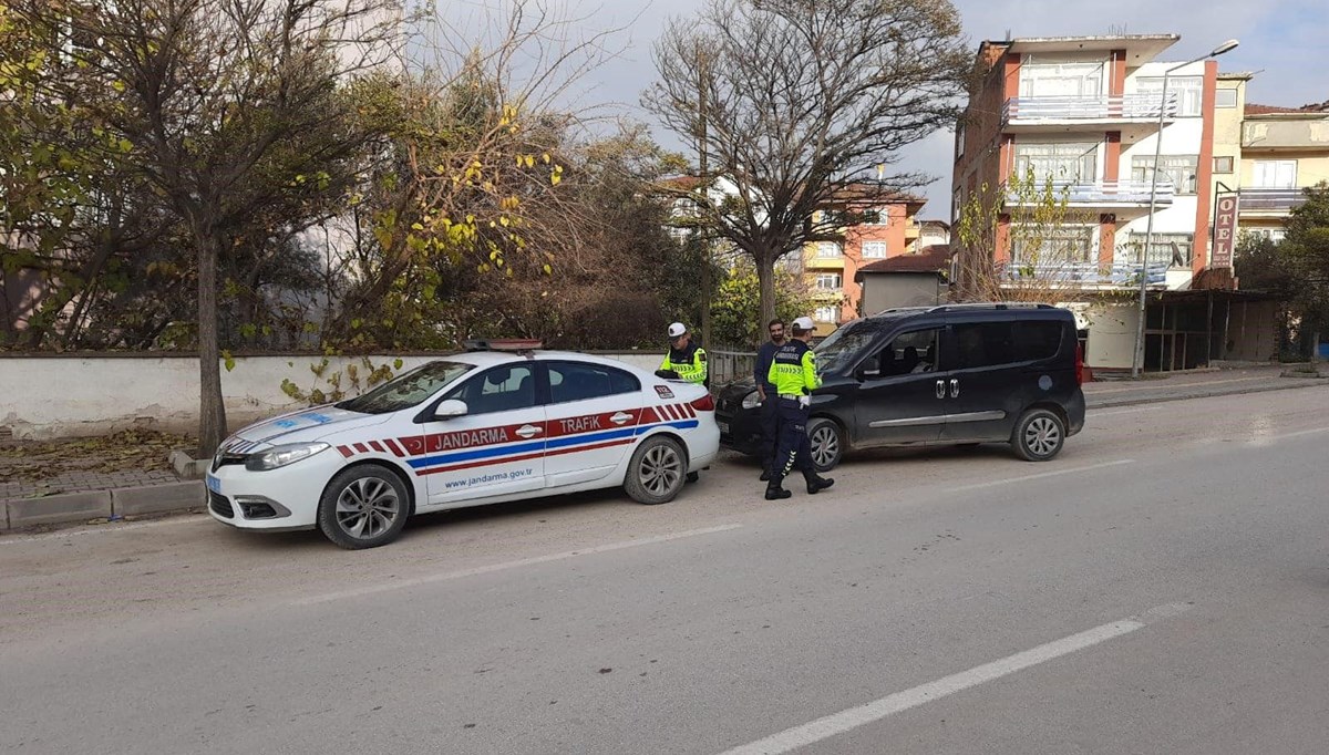 Bilecik'te trafik denetimi: Altı motosiklet men edildi