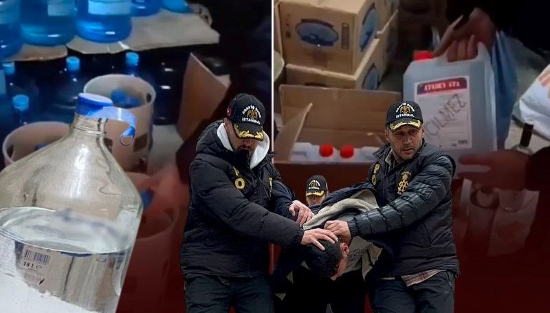 20 lira karla ölüm sattılar! Bakkala, fırına, sucuyu sahte içki baskını