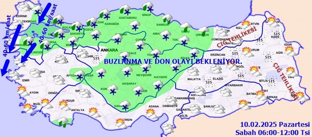 İstanbul için art arda kar uyarısı: AKOM saat verdi, bazı uçuşlar iptal ediliyor - 16