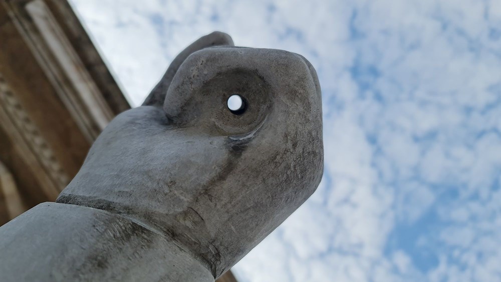 Düzce'de asker heykelinin mızrağı çalındı - 7