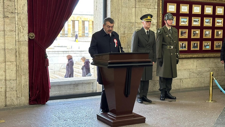 Milli Eğitim Bakanı Yusuf Tekin, 81 ilden gelen öğretmenlerle Anıtkabir'i ziyaret etti - 2