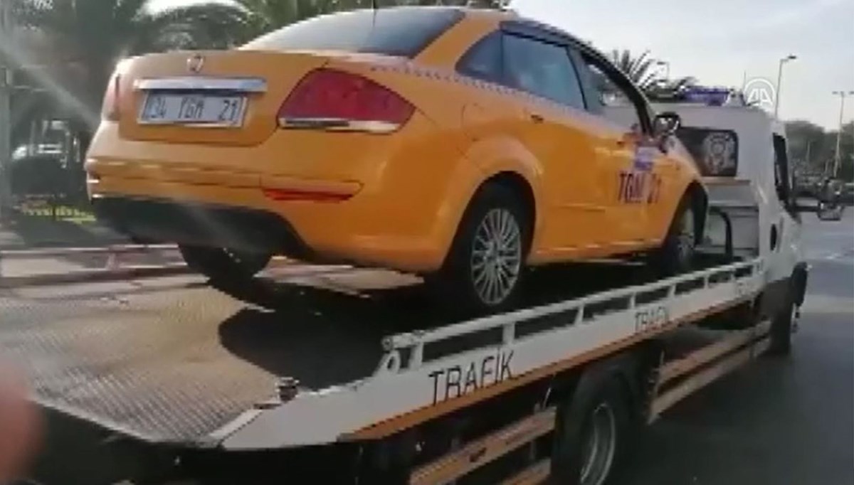 Yolcu seçen taksicinin ruhsatı askıya alındı