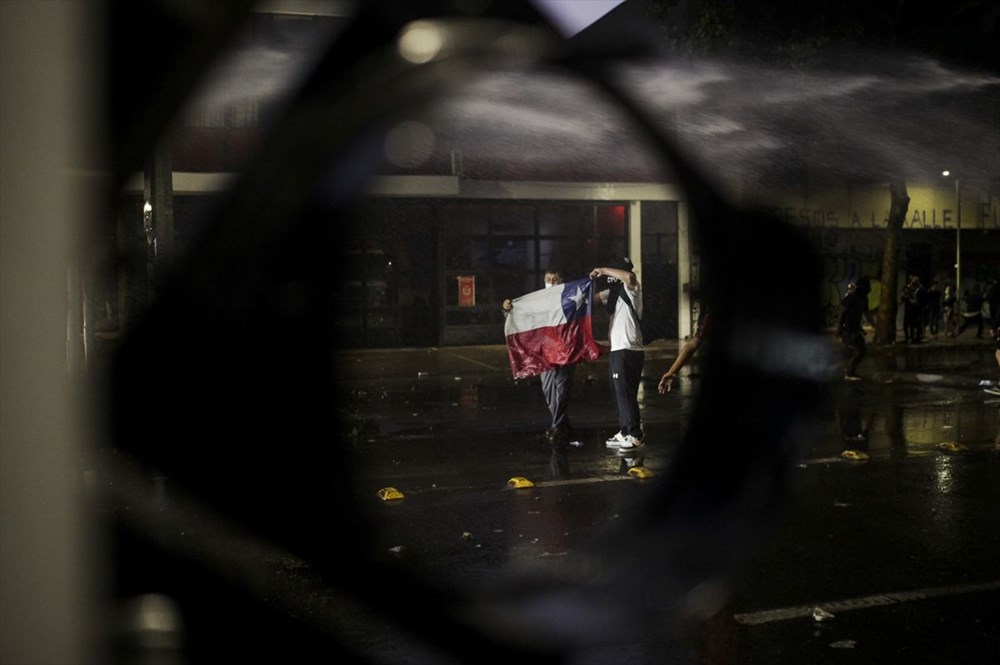 Şili'deki protestoların yıldönümü yaklaşırken sokaklarda tansiyon artıyor - 11