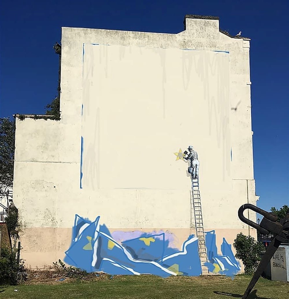 Banksy'nin 1 milyon sterlinlik eseri yıkılabilir - 3