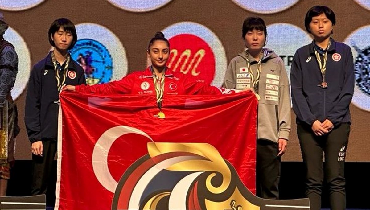 Özel sporcu Ebru Acer, Avrupa şampiyonu oldu Özel sporcu Ebru Acer, Avrupa şampiyonu oldu