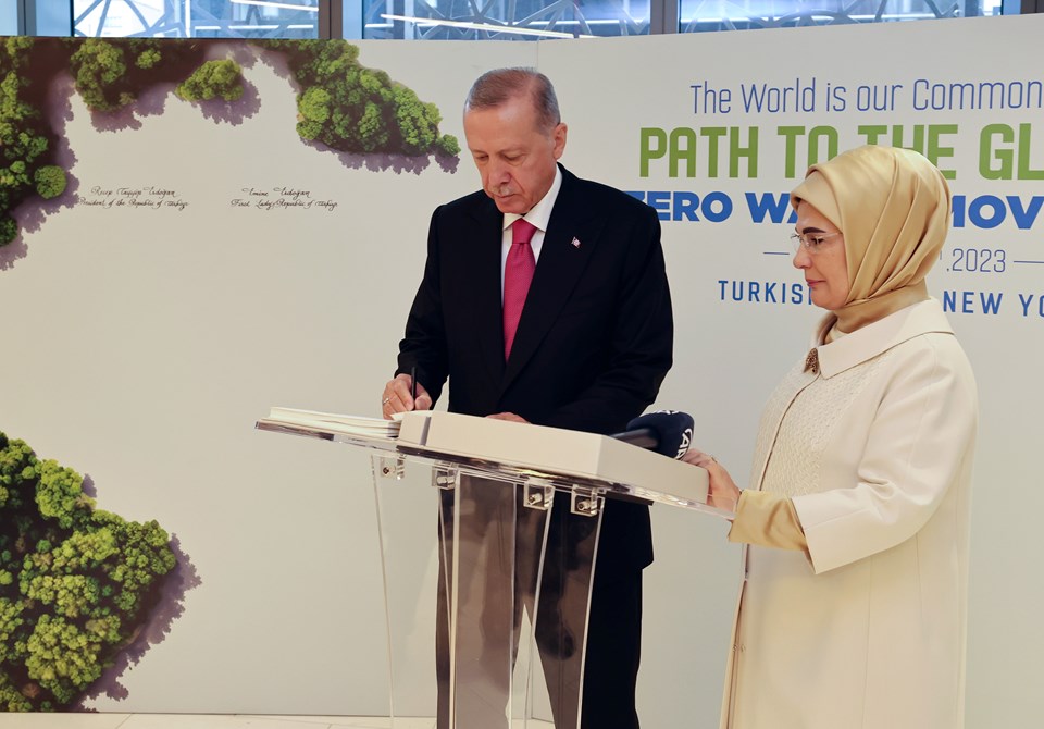 Cumhurbaşkanı Erdoğan, "Küresel Sıfır Atık İyi Niyet Beyanı"na ilk imzayı attı - 2