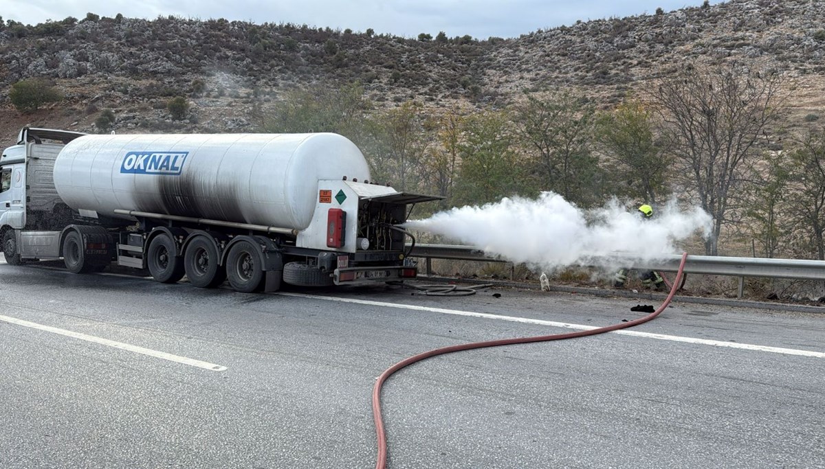 Otoyolda korku dolu anlar