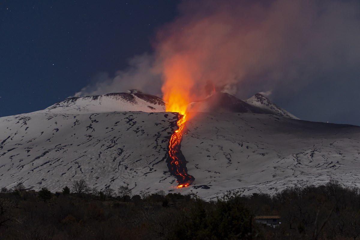 Etna Yanardağı, Sicilya