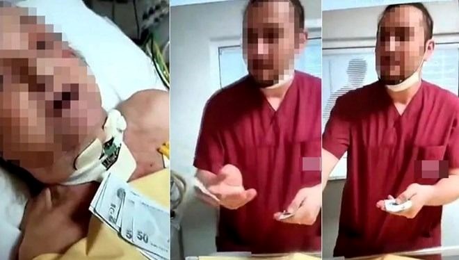 Üzerine para saçmışlardı: Hastanede yaşlı kadına eziyet davası başladı