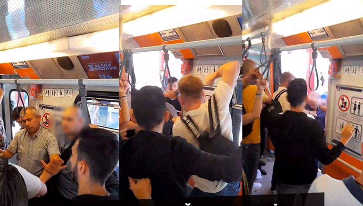 Metroda kadınların fotoğrafını çektiği iddia edildi: Tekme tokat dövüldü